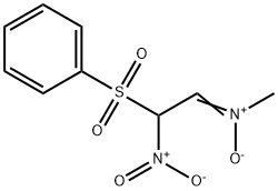 METHYL[2-NITRO-2-(PHENYLSULFONYL)ETHYLIDENE]AMMONIUMOLATE 结构式