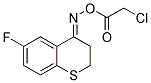 4-([(2-CHLOROACETYL)OXY]IMINO)-6-FLUOROTHIOCHROMANE 结构式