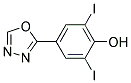 2,6-DIIODO-4-(1,3,4-OXADIAZOL-2-YL)PHENOL 结构式