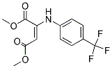 DIMETHYL 2-[4-(TRIFLUOROMETHYL)ANILINO]BUT-2-ENEDIOATE 结构式
