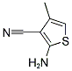 2-AMINO-3-CYANO-4-METHYLTHIOPHENE 结构式