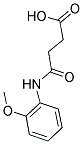 4-[(2-METHOXYPHENYL)AMINO]-4-OXOBUTANOIC ACID 结构式