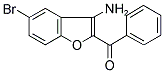 (3-Amino-5-bromo-benzofuran-2-yl)-phenyl-methanone 结构式