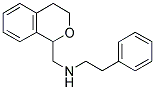 N-(3,4-DIHYDRO-1H-ISOCHROMEN-1-YLMETHYL)-2-PHENYLETHANAMINE 结构式