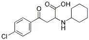 4-(4-CHLOROPHENYL)-2-(CYCLOHEXYLAMINO)-4-OXOBUTANOIC ACID 结构式