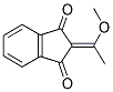 2-(METHOXYETHYLIDENE)INDANE-1,3-DIONE 结构式