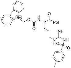 FMOC-ARG(TOS)-WANG RESIN 结构式