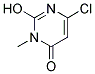 6-CHLORO-2-HYDROXY-3-METHYL-3,4-DIHYDROPYRIMIDIN-4-ONE 结构式