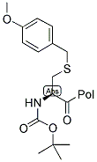 PAM 树脂酯化的 BOC-S-(4-甲基苄基)-L-半胱氨酸 结构式