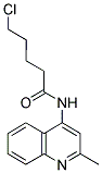 5-CHLORO-N-(2-METHYLQUINOLIN-4-YL)PENTANAMIDE 结构式