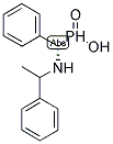 N-(1-(S)-METHYLBENZYL)-(S)-1-AMINO(1-PHENYL)- METHANE PHOSPHINIC ACID 结构式