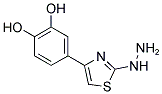 4-(2-Hydrazino-thiazol-4-yl)-benzene-1,2-diol 结构式