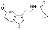 5-METHOXY-N-CYCLOPROPANOYLTRYPTAMINE 结构式