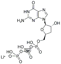 3'-DEOXYGUANOSINE-5'-TRIPHOSPHATE LITHIUM SALT 结构式