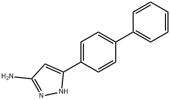 3-[1,1'-BIPHENYL]-4-YL-1H-PYRAZOL-5-YLAMINE 结构式