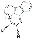 2-Amino-1-(azafluoren-9-ylidenemethyl)ethene-1,2-dicarbonitrile 结构式