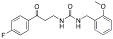 N-[3-(4-FLUOROPHENYL)-3-OXOPROPYL]-N'-(2-METHOXYBENZYL)UREA 结构式