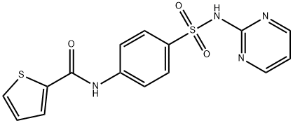 N-(4-((PYRIMIDIN-2-YLAMINO)SULFONYL)PHENYL)-2-THIENYLFORMAMIDE 结构式