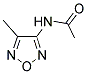 N-(4-METHYL-1,2,5-OXADIAZOL-3-YL)ACETAMIDE 结构式