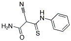 3-ANILINO-2-CYANO-3-THIOXOPROPANAMIDE 结构式
