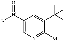 2-氯-3-三氟甲基-5-硝基吡啶 结构式