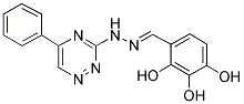 2,3,4-TRIHYDROXYBENZALDEHYDE (5-PHENYL-1,2,4-TRIAZIN-3-YL)HYDRAZONE 结构式