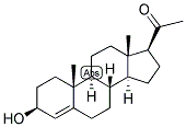 4-PREGNEN-3-BETA-OL-20-ONE 结构式
