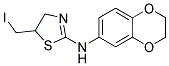 N-(2,3-DIHYDRO-1,4-BENZODIOXIN-6-YL)-N-[5-(IODOMETHYL)-4,5-DIHYDRO-1,3-THIAZOL-2-YL]AMINE 结构式