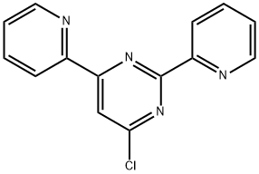 4-CHLORO-2,6-DI(2-PYRIDINYL)PYRIMIDINE 结构式