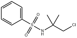 N-(2-Chloro-1,1-dimethylethyl)benzenesulfonamide 结构式