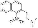 2-(DIMETHYLAMINO)VINYL-1-NITRONAPHTHALENE 结构式