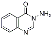 3-AMINO-4(3H)-QUINAZOLINONE 结构式