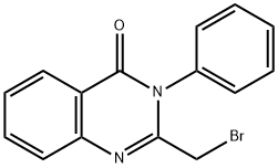 2-Bromomethyl-3-phenyl-3H-quinazolin-4-one 结构式
