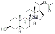 5-ALPHA-PREGNAN-3-BETA, 20-BETA-DIOL 20-ACETATE 结构式