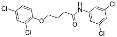 4-(2,4-DICHLOROPHENOXY)-N-(3,5-DICHLOROPHENYL)BUTANAMIDE 结构式
