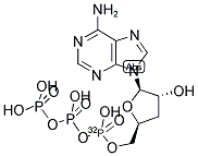 CORDYCEPIN 5'-TRIPHOSPHATE [ALPHA-32P]- 结构式