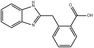2-(1H-BENZOIMIDAZOL-2-YLMETHYL)-BENZOIC ACID 结构式