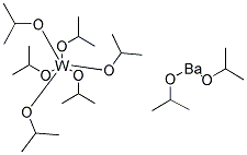 异丙氧化钡钨, 10% W/V IN ISOPROPANOL 结构式