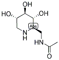 2-ACETAMIDO-1,2-DIDEOXYNOJIRIMYCIN 结构式