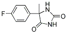 5-(4-FLUOROPHENYL)-5-METHYLIMIDAZOLIDINE-2,4-DIONE 结构式