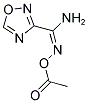 N'-(ACETYLOXY)-1,2,4-OXADIAZOLE-3-CARBOXIMIDAMIDE 结构式