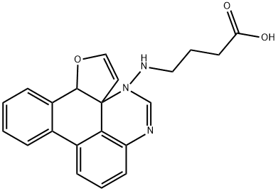 4-(BENZO[4,5]FURO[3,2-D]PYRIMIDIN-4-YLAMINO)-BUTYRIC ACID 结构式