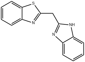 2-((1H-苯并[D]咪唑-2-基)甲基)苯并[D]噻唑 结构式