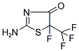 2-AMINO-5-FLUORO-5-(TRIFLUOROMETHYL)-4,5-DIHYDRO-1,3-THIAZOL-4-ONE 结构式