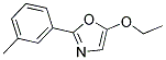 5-ETHOXY-2-(3-METHYLPHENYL)-1,3-OXAZOLE 结构式