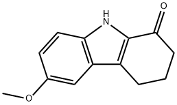 6-甲氧基-2,3,4,9-四氢-1H-咔唑-1-酮 结构式