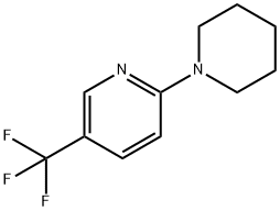 2-PIPERIDIN-1-YL-5-(TRIFLUOROMETHYL)PYRIDINE 结构式