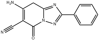 7-AMINO-5-OXO-2-PHENYL-5,8-DIHYDRO[1,2,4]TRIAZOLO[1,5-A]PYRIDINE-6-CARBONITRILE 结构式