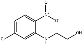 2-[(5-CHLORO-2-NITROPHENYL)AMINO]ETHANOL 结构式