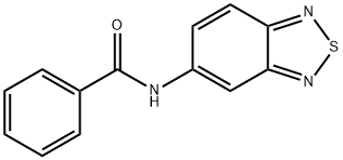 N-2,1,3-BENZOTHIADIAZOL-5-YLBENZAMIDE 结构式